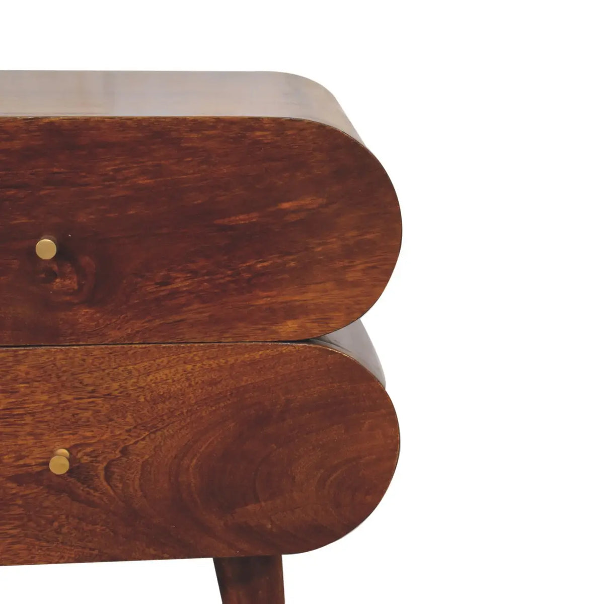 Bubble Chestnut Bedside Table | Nightstand