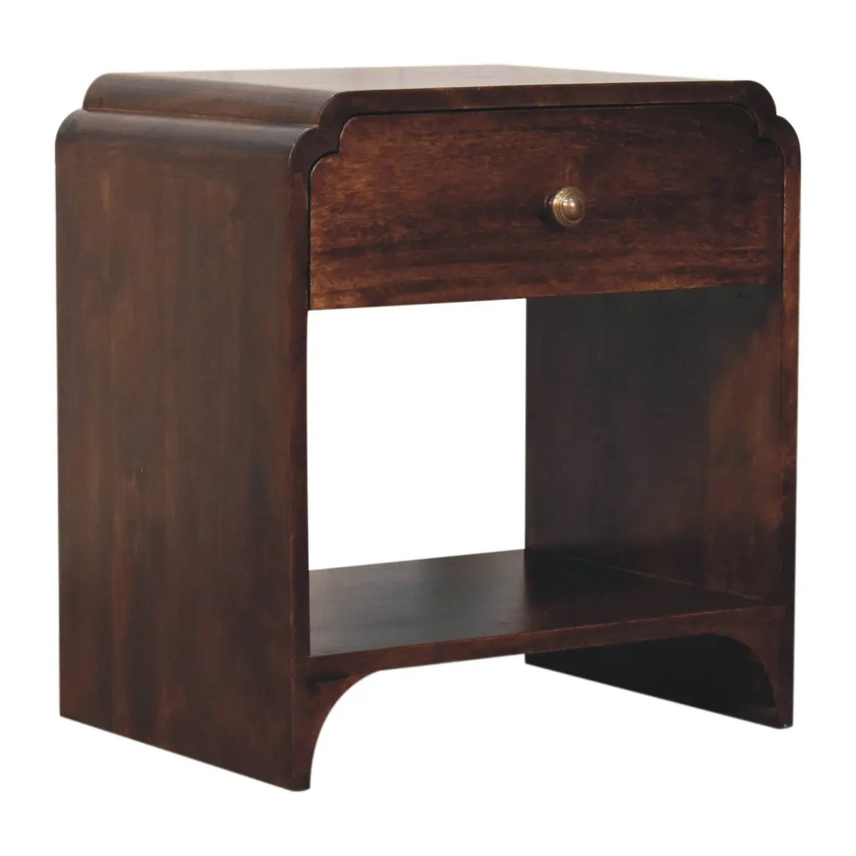 California Walnut Newton Bedside Table | Nightstand