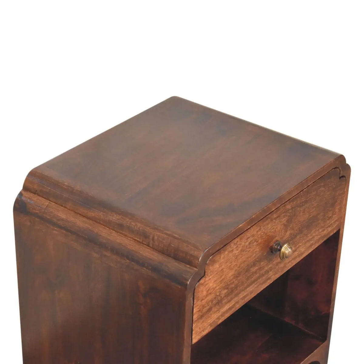 California Walnut Newton Bedside Table | Nightstand