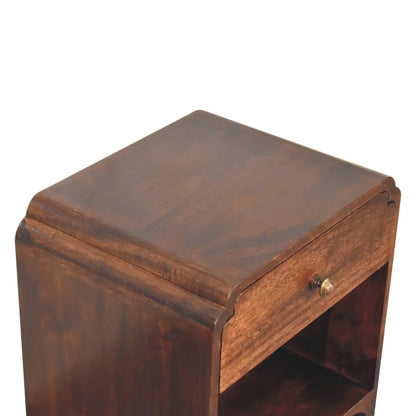 California Walnut Newton Bedside Table | Nightstand