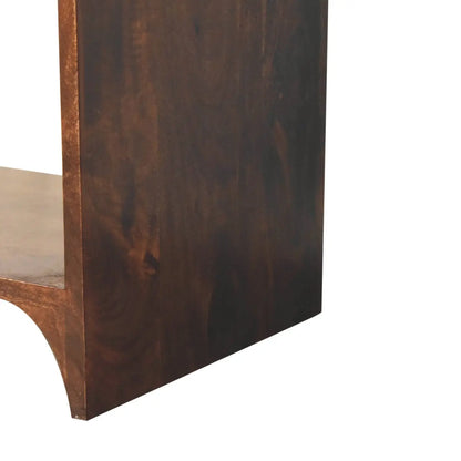 California Walnut Newton Bedside Table | Nightstand