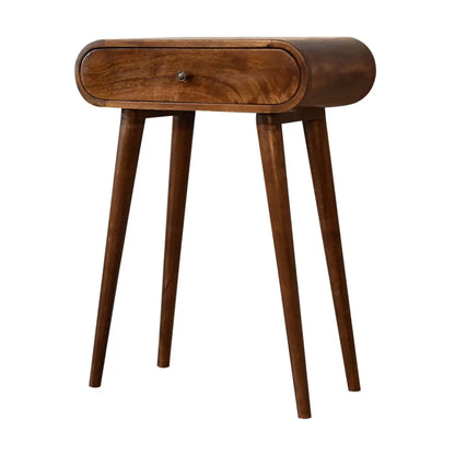 London Mini Chestnut Console Table