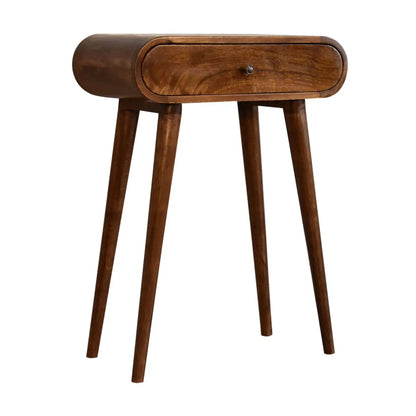London Mini Chestnut Console Table