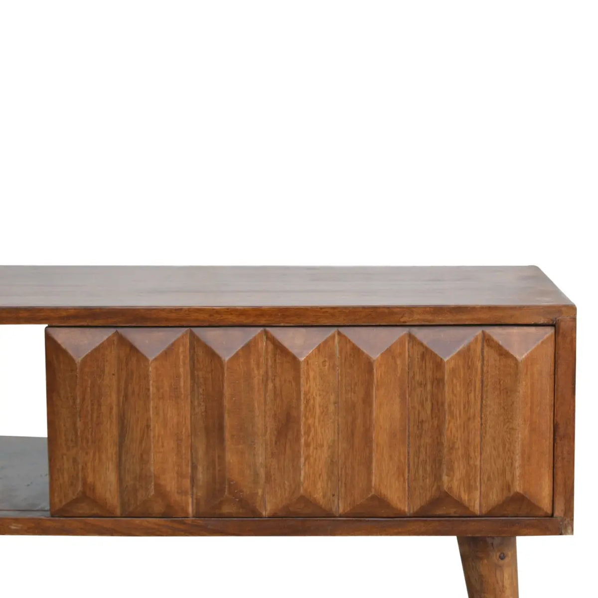 Chestnut Prism Sliding TV Stand | Media Unit