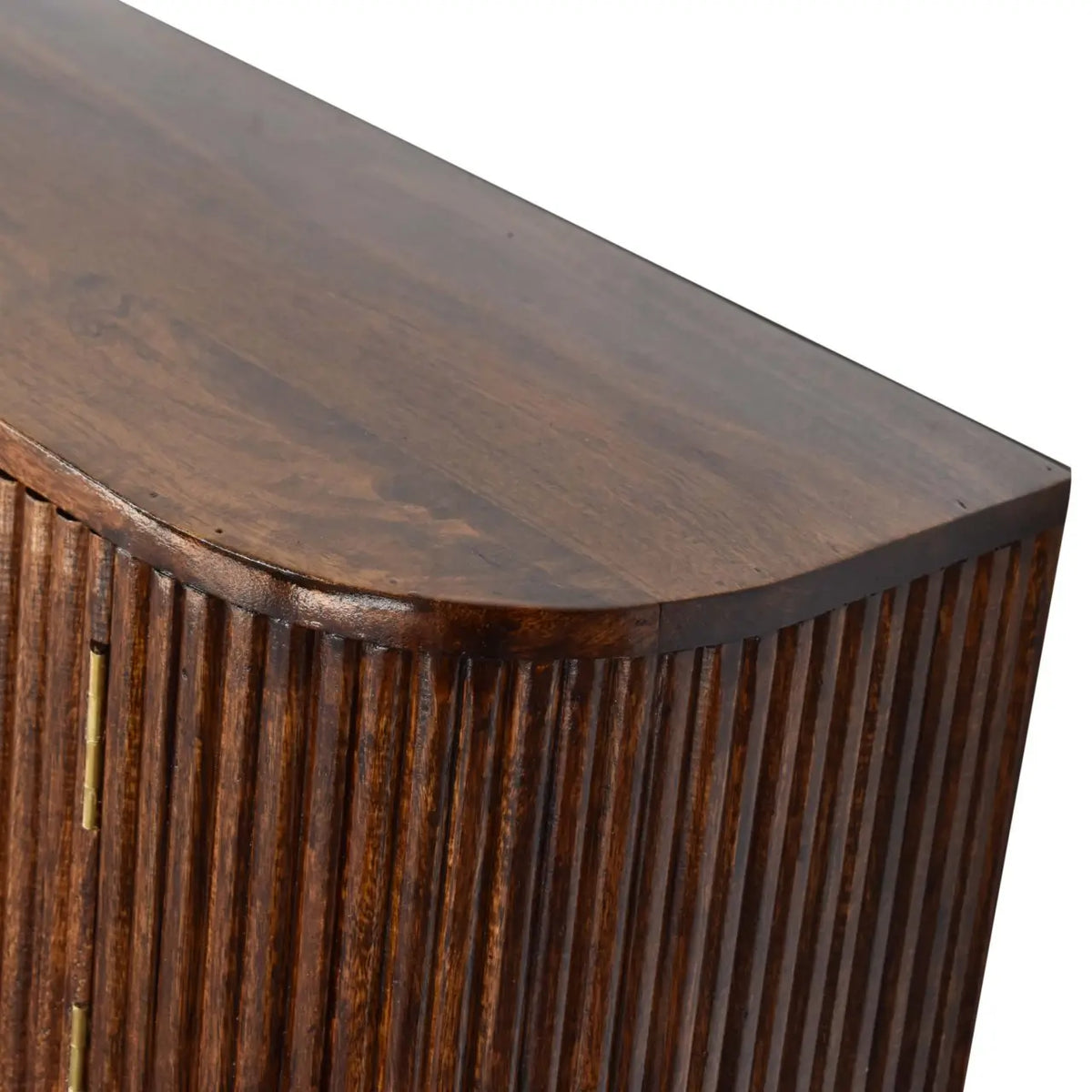 Chunky Chestnut Wall Mounted Console Table