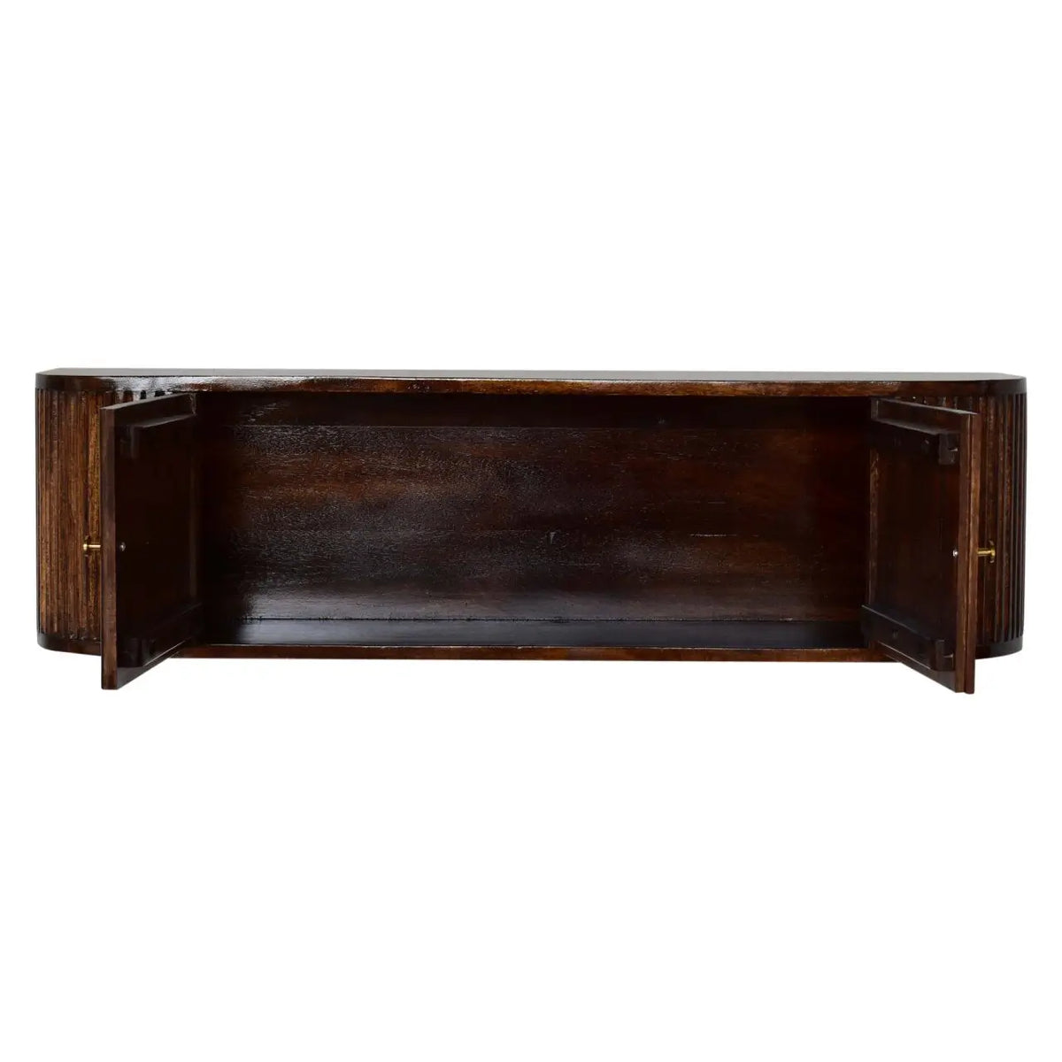 Chunky Chestnut Wall Mounted Console Table