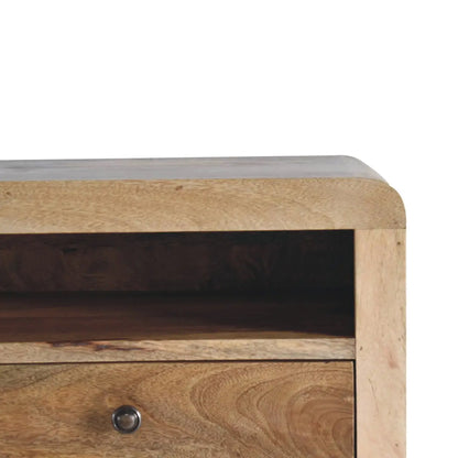 Chunky Oak-ish Floating Bedside Table | Nightstand