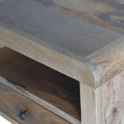 Chunky Oak-ish Floating Bedside Table | Nightstand