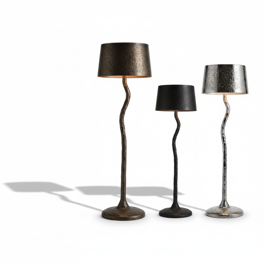 Cirella Artisan Forged Steel Floor Lamp