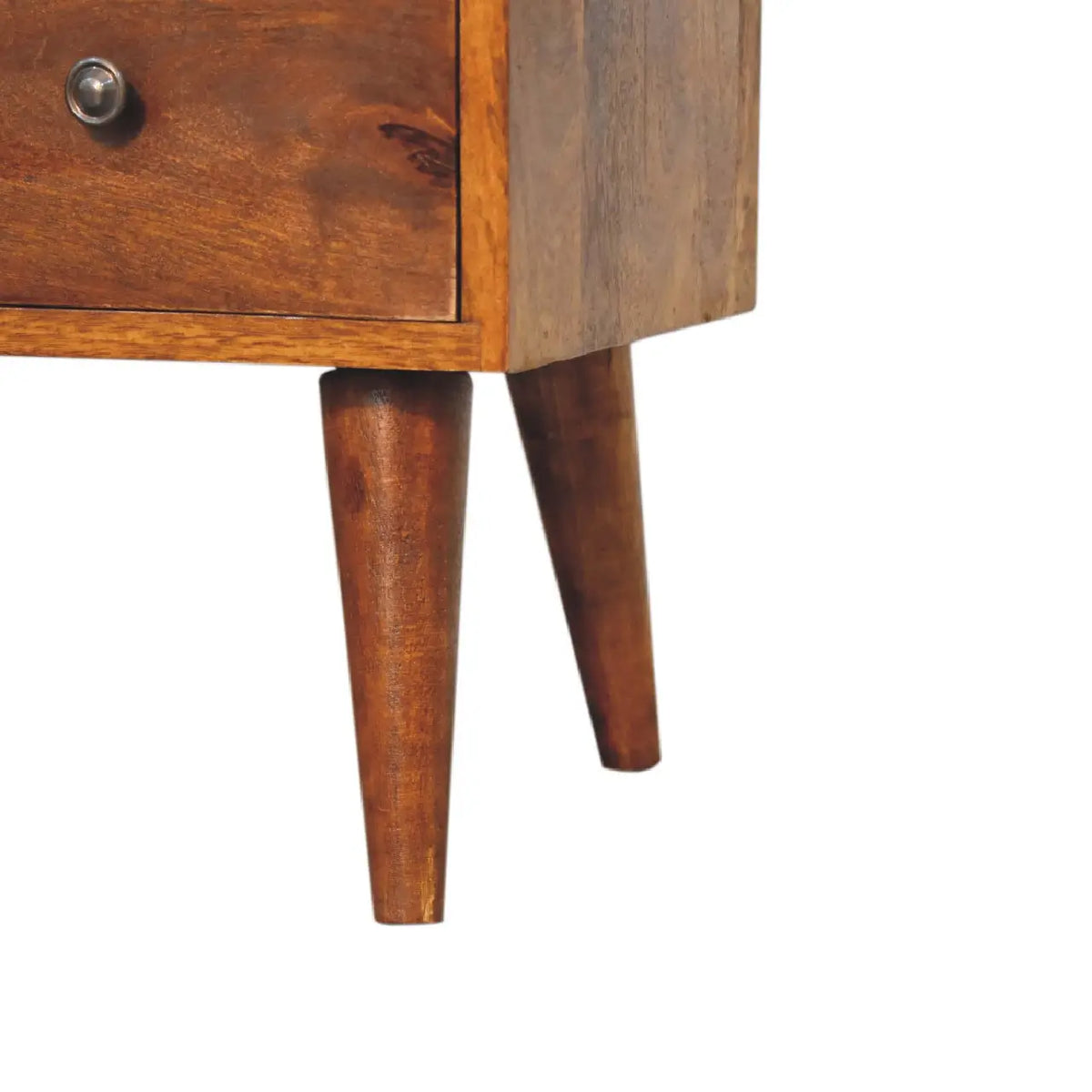 Classic Chestnut Coffee Table Solid Mango Wood Living Room Table