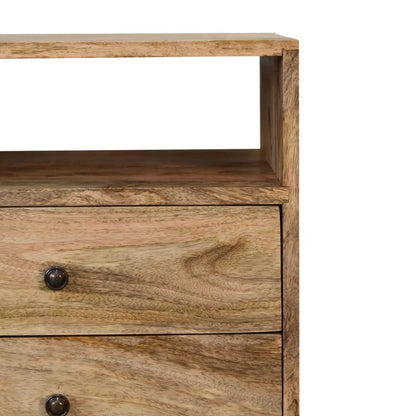 Classic Oak-ish Bedside Table | Nightstand