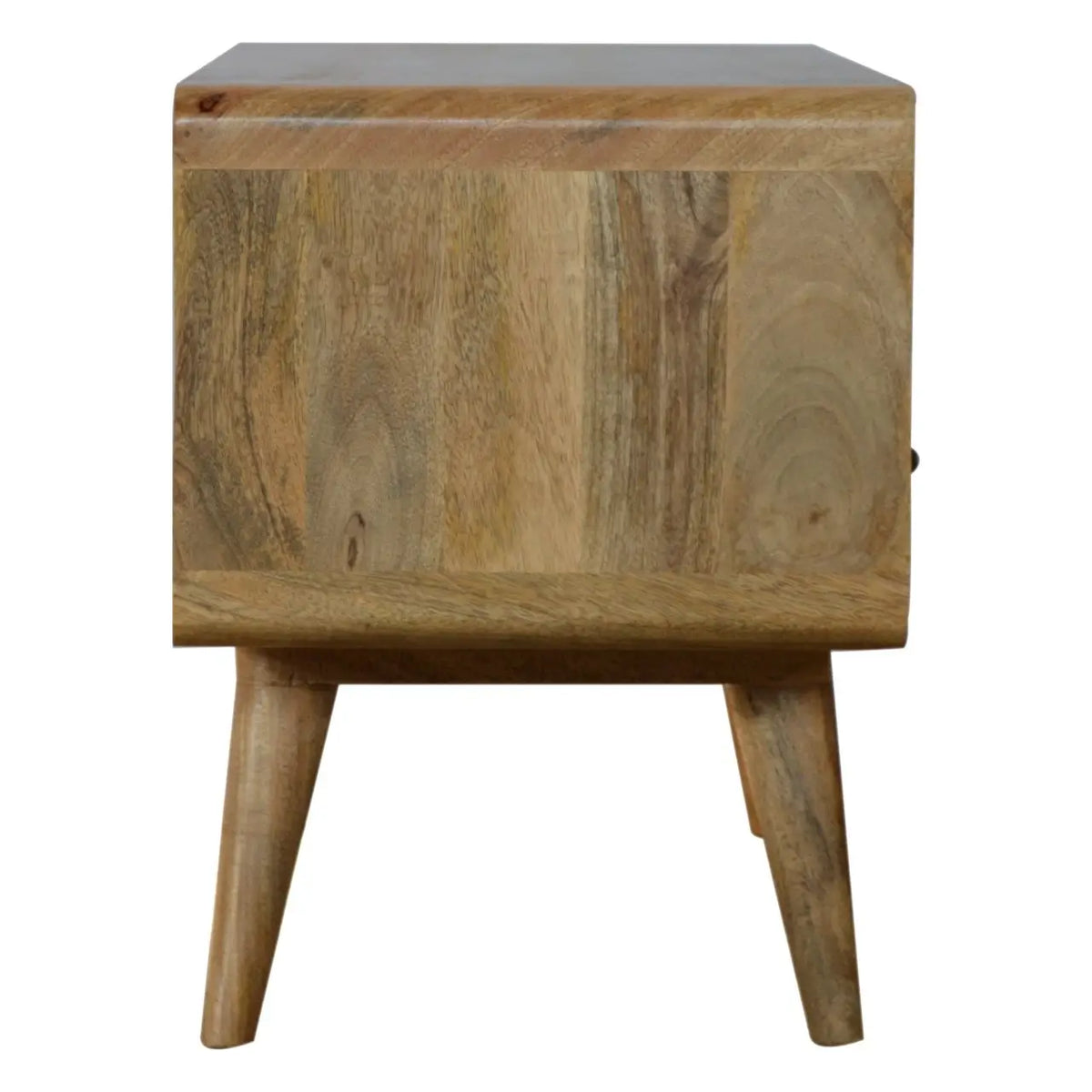 Curved Oak-ish TV Stand | Media Unit