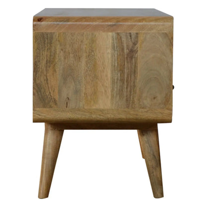 Curved Oak-ish TV Stand | Media Unit