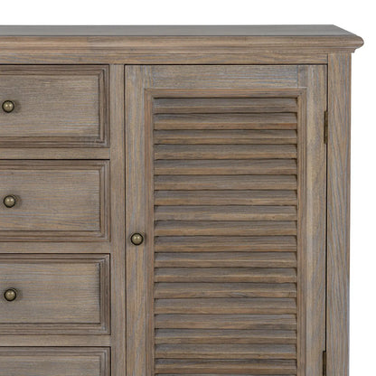 Delphine Collection 2 Door 4 Drawer Large Dresser Base