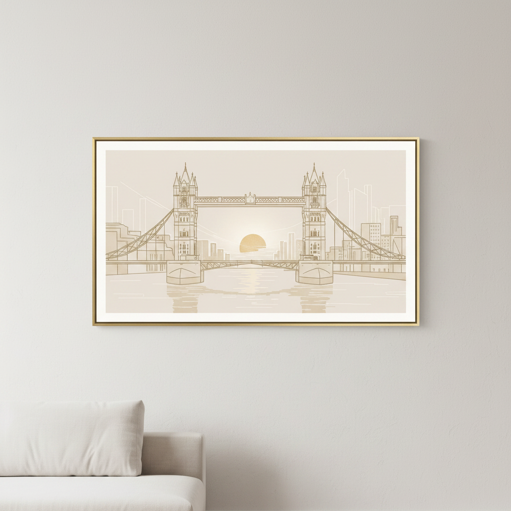 London Tower Bridge Framed Wall Art | Livvat Exclusive