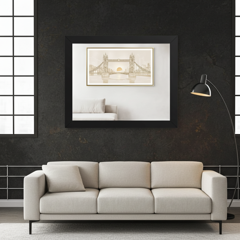 London Tower Bridge Framed Wall Art | Livvat Exclusive