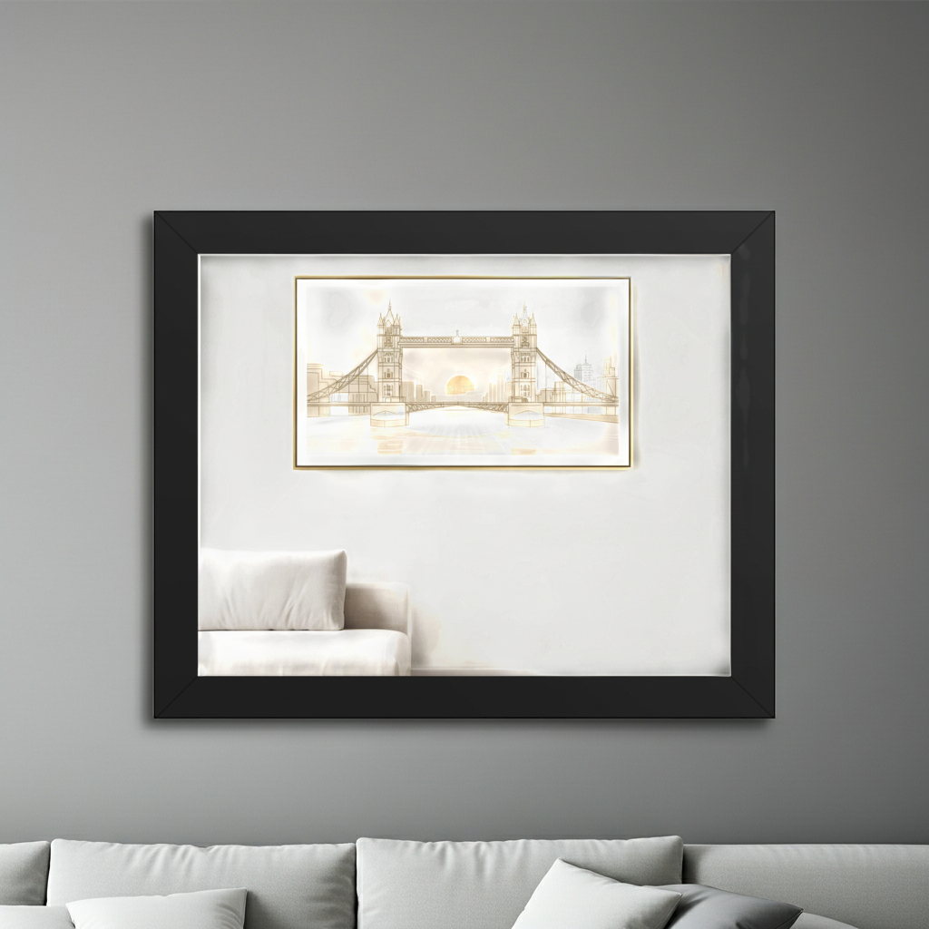 London Tower Bridge Framed Wall Art | Livvat Exclusive
