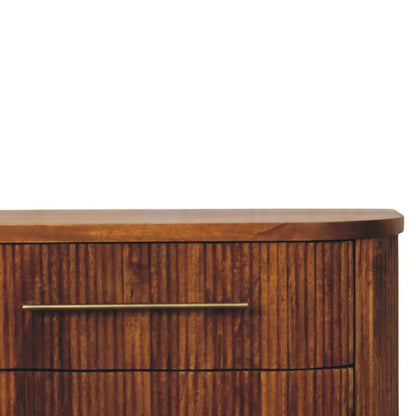 Emerson Ribbed 3-Drawer Chest of Drawers