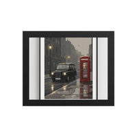 London Black Cab & Red Phone Box Framed Wall Art | Livvat Exclusive