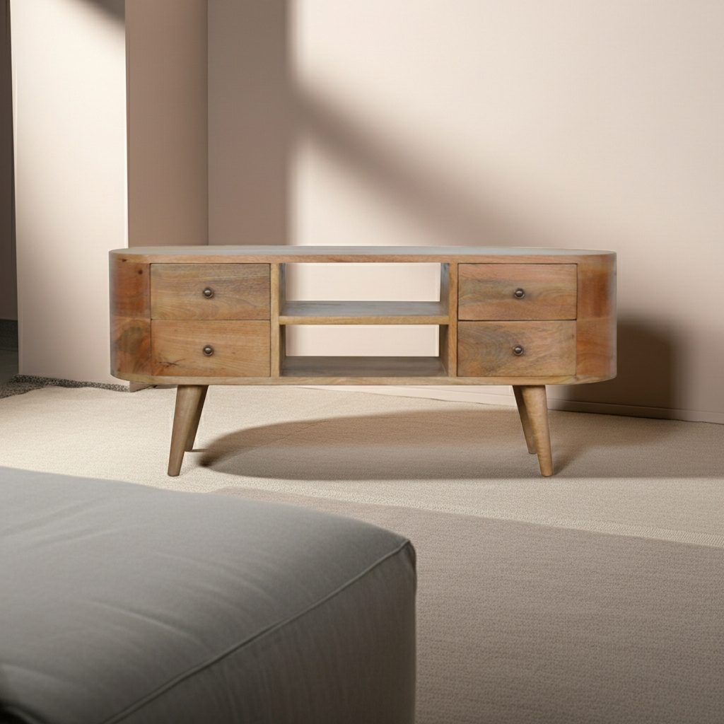 Rounded Entertainment Unit