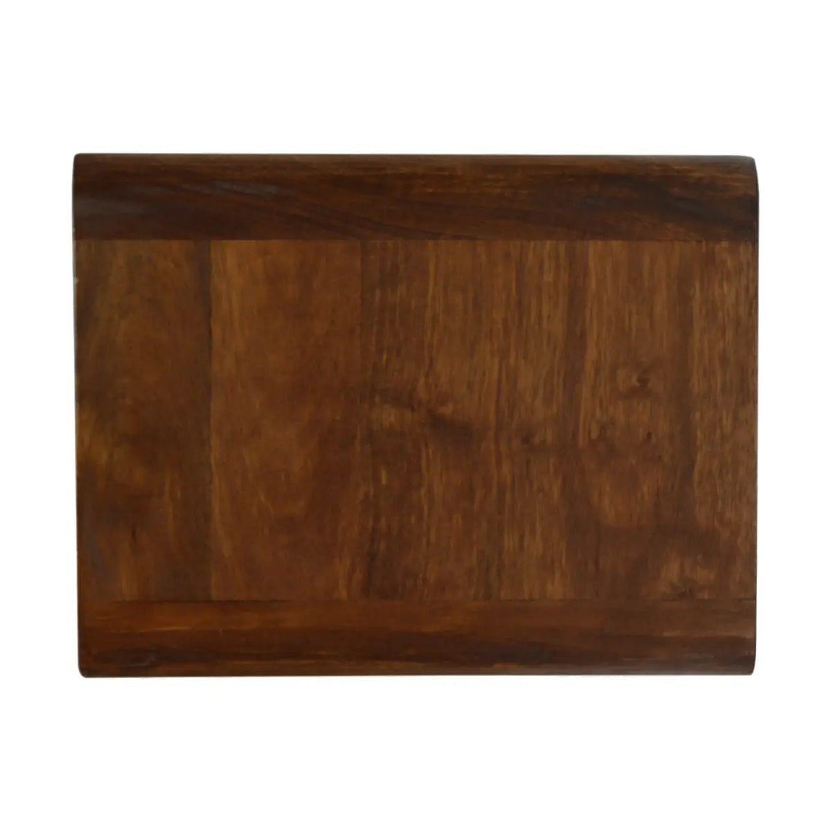 Floating Curved Chestnut Bedside Table | Nightstand