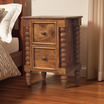 Spindle Amber Bedside