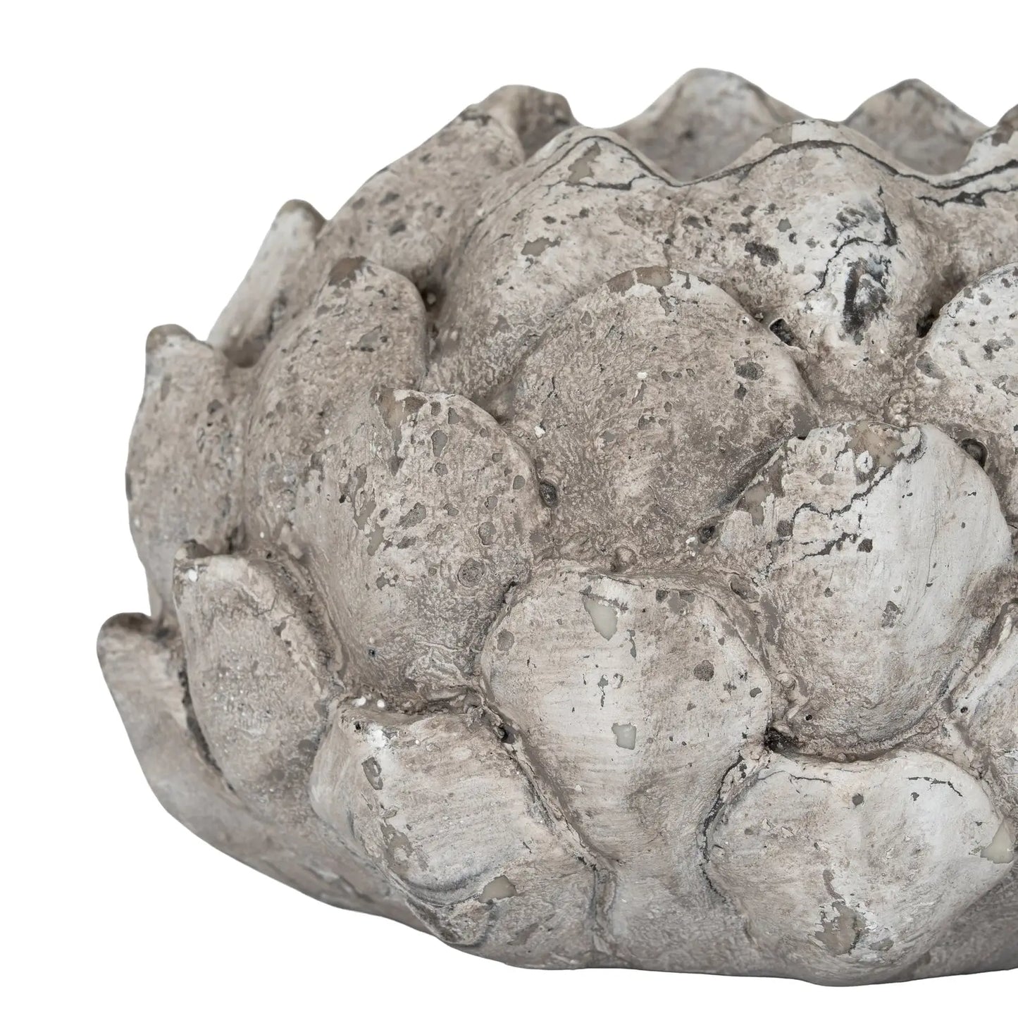 Large Stone Effect Acorn Tea Light Holder