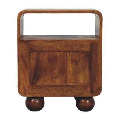 Larissa 2 Drawer Chestnut Nightstand | Bedside Table