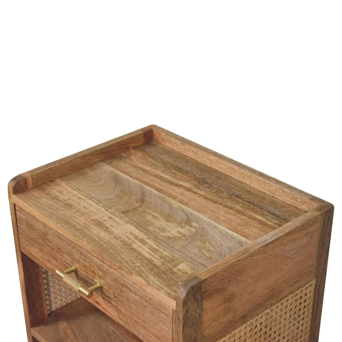 Larissa T-Bar Open Bedside Table | Nightstand