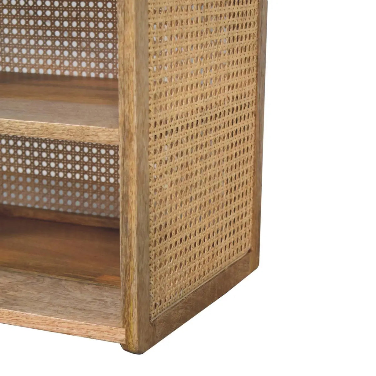 Larissa T-Bar Open Bedside Table | Nightstand