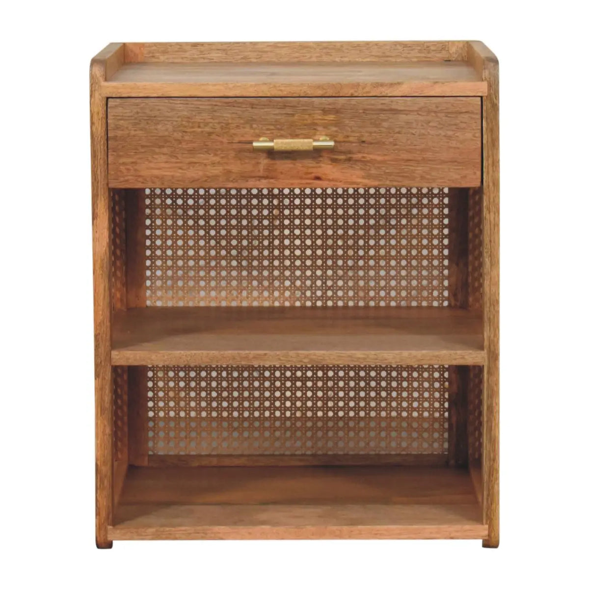 Larissa T-Bar Open Bedside Table | Nightstand