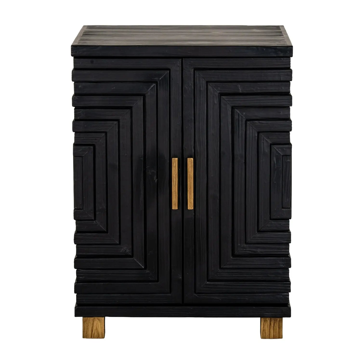 Lennox Black 2 Door Side Cupboard