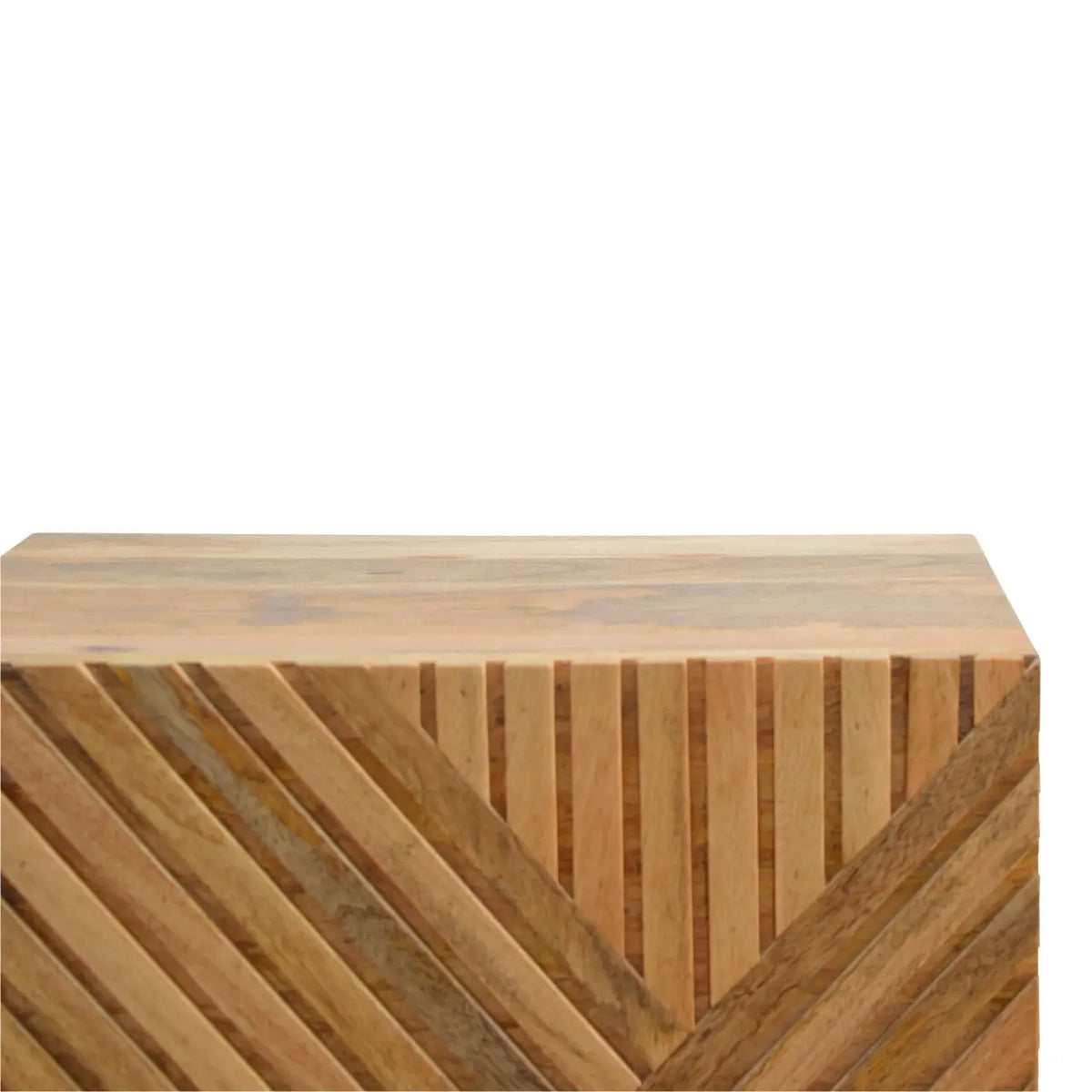 Lille 2 Drawer Oak-ish Bedside Table | Nightstand