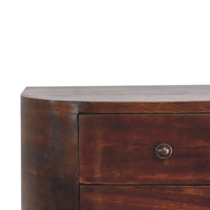 Lunar 2 Drawer Floating Bedside Table | Nightstand