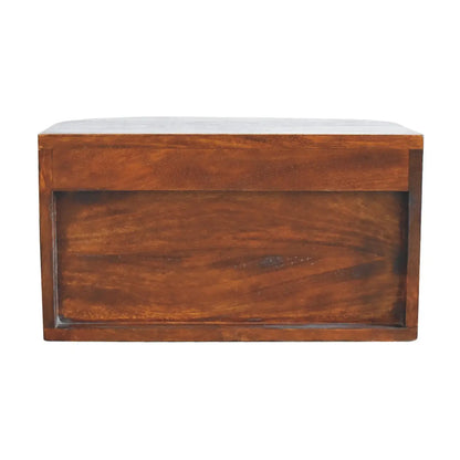 Lunar 2 Drawer Floating Bedside Table | Nightstand