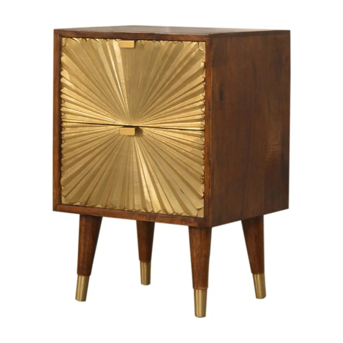 Manila Gold Bedside Table | Nightstand