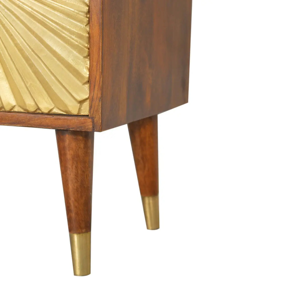 Manila Gold Bedside Table | Nightstand