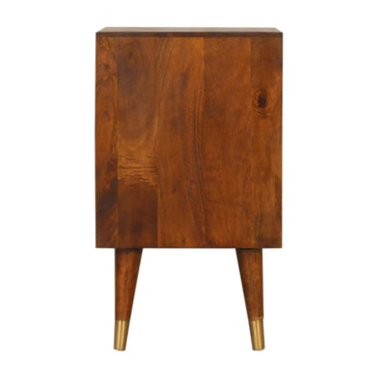 Manila Gold Bedside Table | Nightstand