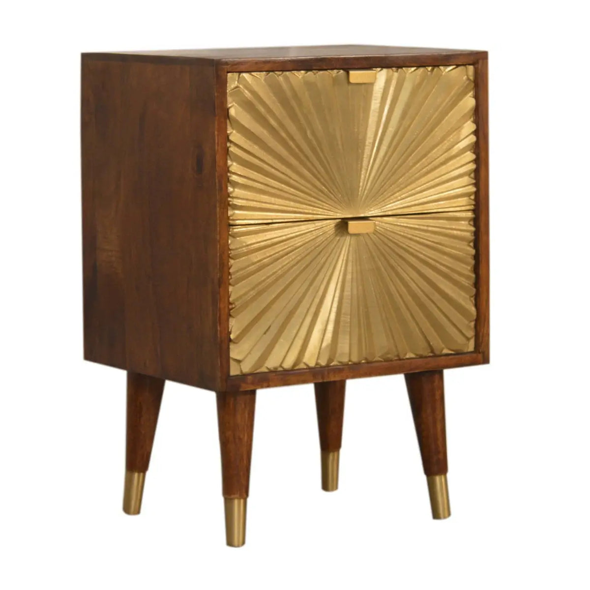 Manila Gold Bedside Table | Nightstand