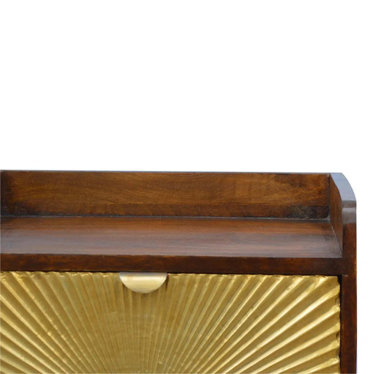 Manila Gold One Drawer Bedside Table | Nightstand