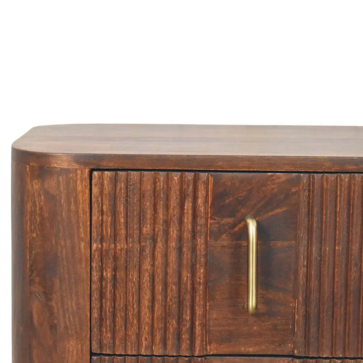 Marlowe Fluted Nightstand | Bedside Table