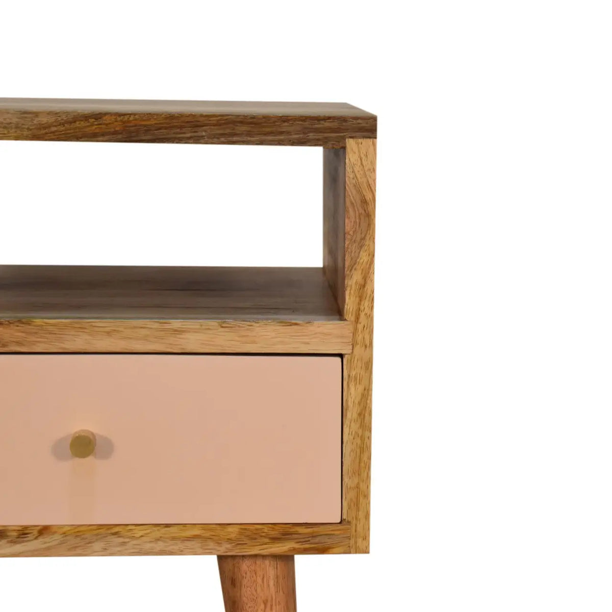 Mini Blush Hand Painted Bedside Table | Nightstand