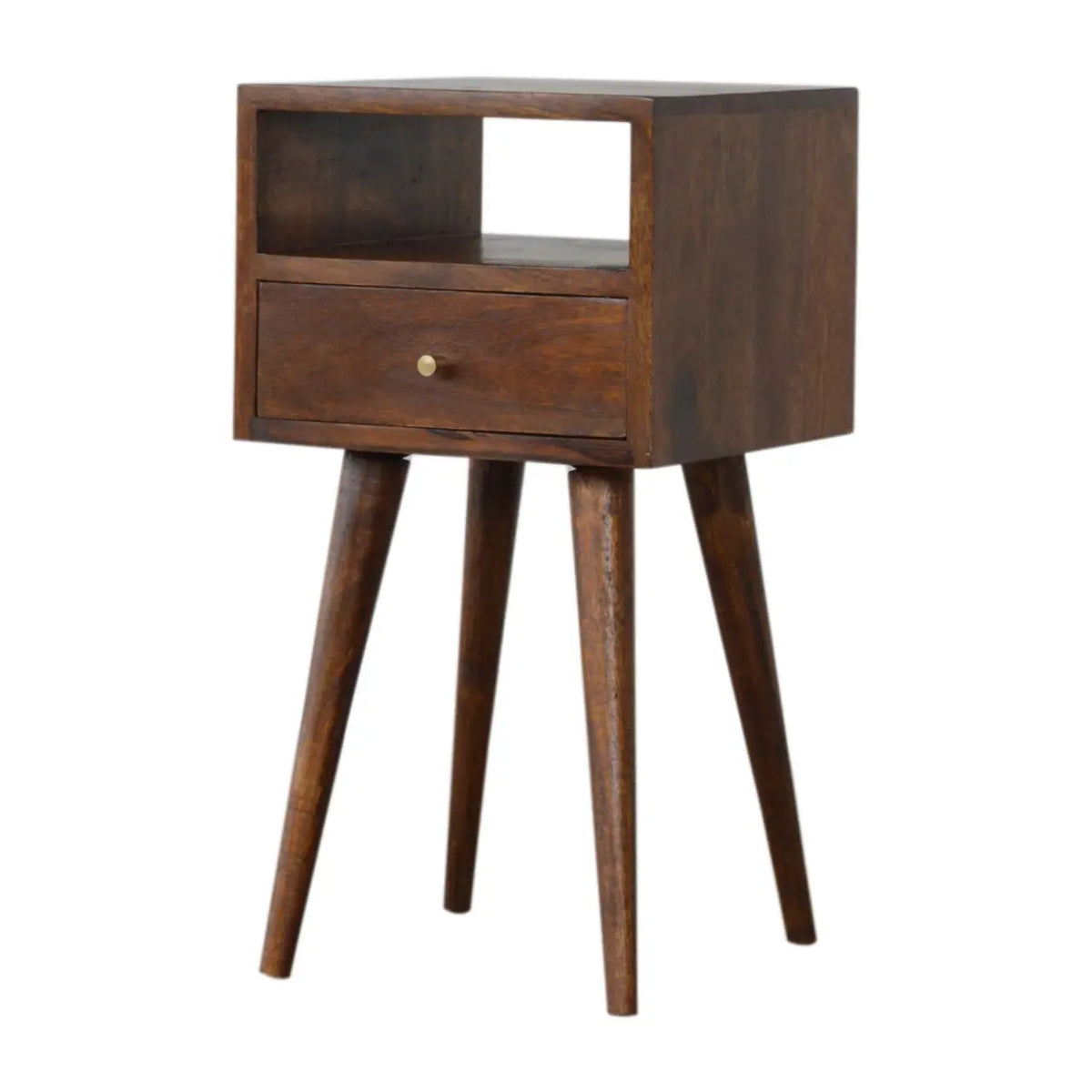 Mini Chestnut Bedside Table | Nightstand