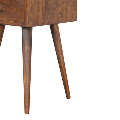 Mini Chestnut Bedside Table | Nightstand