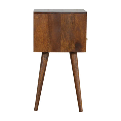 Mini Chestnut Bedside Table | Nightstand
