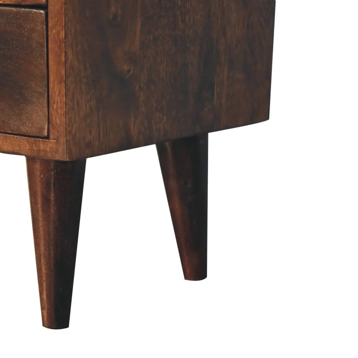 Mini Classic California Walnut Bedside Table | Nightstand