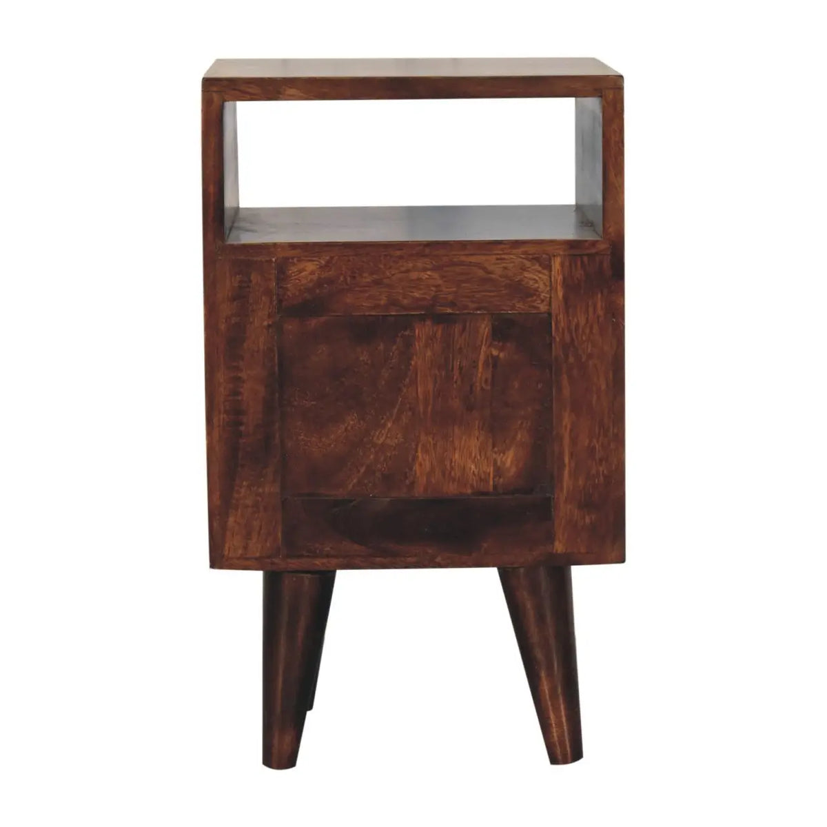 Mini Classic California Walnut Bedside Table | Nightstand