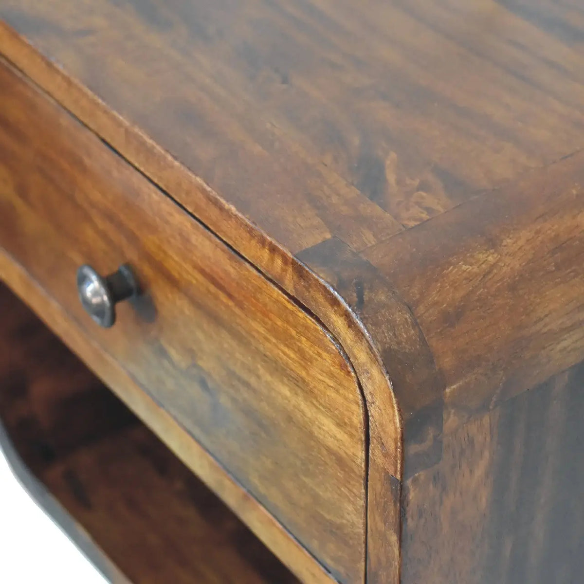Mini Curve Floating Bedside Table | Nightstand