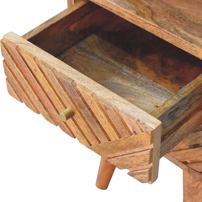 Mini Lille Curved Bedside Table | Nightstand