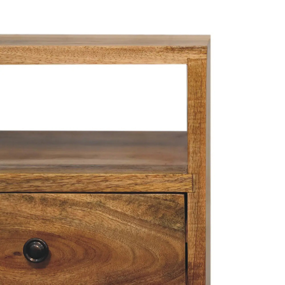 Mini Oak-ish Classic Open Bedside Table | Nightstand